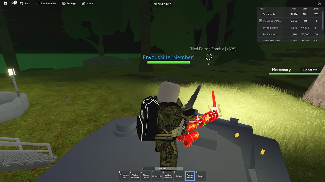 Weapons Lab and Mercenary